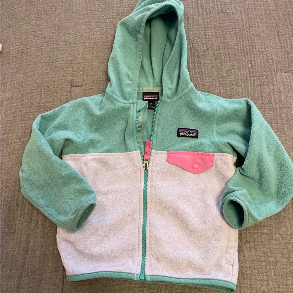 Patagonia toddler Mint Fleece Jacket